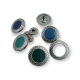 Enamel Snap Button 22 mm - 36 L  Jacket and Coat Button E 421 MN V1