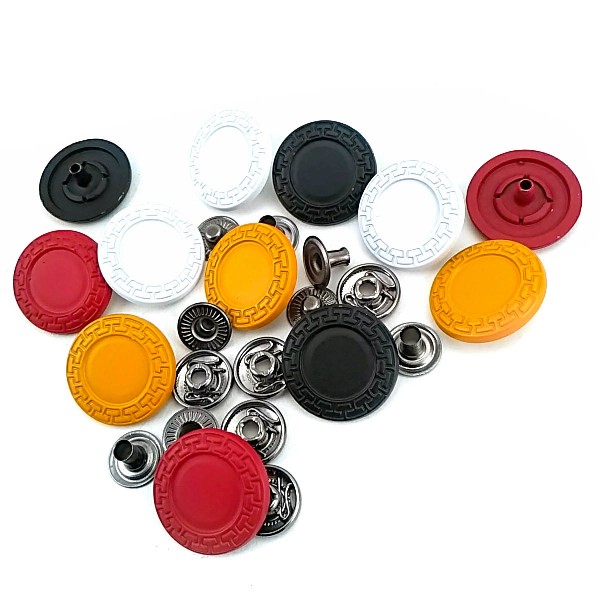 Enamel Snap Metal Button 22 mm - 36 L  For Jacket and Coat Button E 421