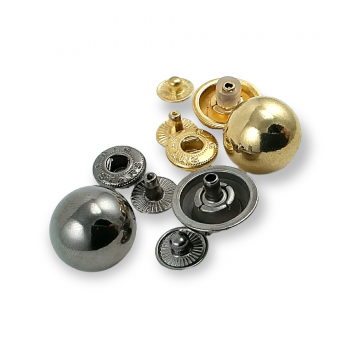 Zamak Ball Snap Fasteners Button 17 mm - 27 L E 471