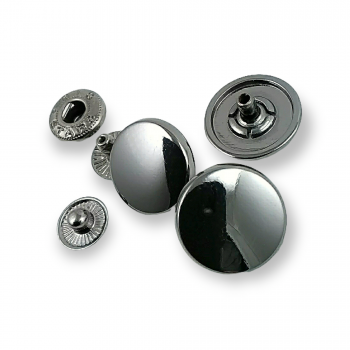Flat Snap Fasteners Slightly Convex Snap Button 16 mm - 26 L E 472