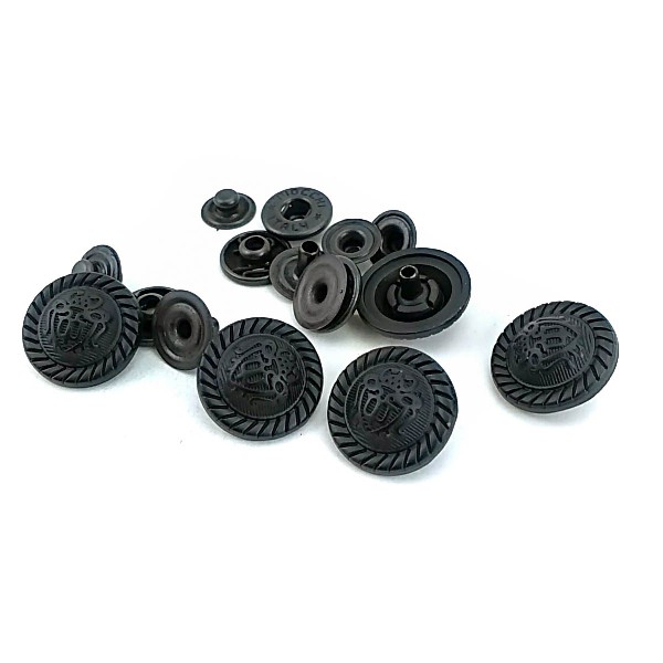 Matt Finish Snap Fasteners Button 17 mm - 27 L E 512 MN