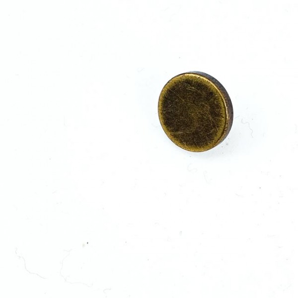 Para Tipi Düz Metal Çıtçıt Düğme 15 mm - 25 boy E 520