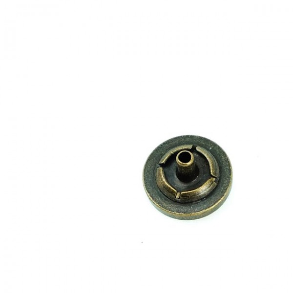 Para Tipi Düz Metal Çıtçıt Düğme 15 mm - 25 boy E 520