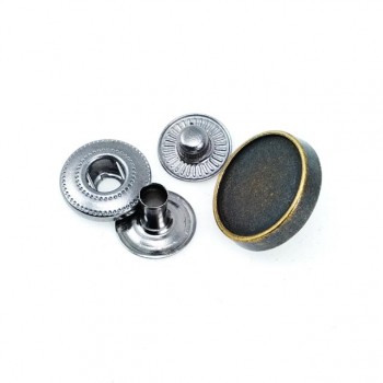 Enamel Snap Fasteners Button Simple Design 23 mm 36 L E 597