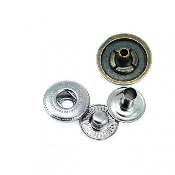Flat Coin Type Snap Fasteners Button 15 mm - 24 L E 624