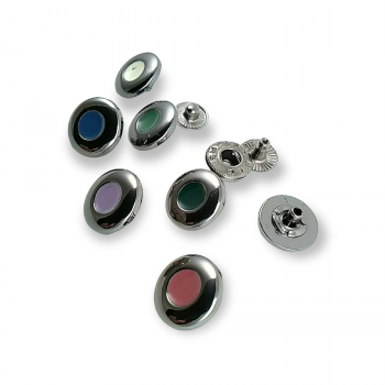 Enamel Snap Button Clothing Snap Fasteners 14 mm - 23 L E 668