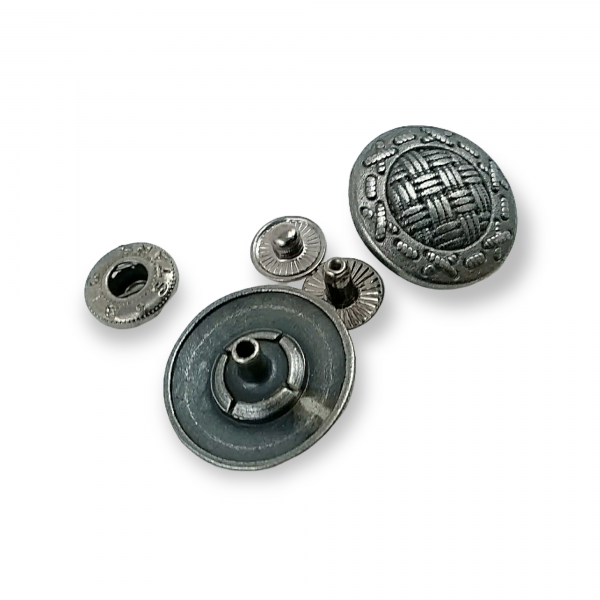 Mesh Pattern Snap Fasteners Button  22 mm - 34 L E 675