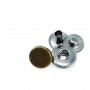 Small Size Flat Coin Type Snap Fasteners Button 11 mm - 19 L E 727