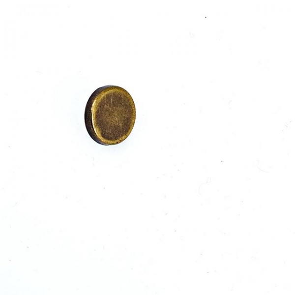 Küçük Boy Düz Para Tipi Çıtçıt Düğme 11 mm - 19 boy E 727