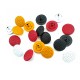 Plain Painted Snap Fasteners Button Honeycomb Pattern 17 mm 28 L E 769 MN