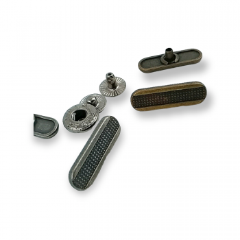Çubuk Çıtçıt Düğme 8 x 25 mm Mont  ve Çanta Çıtçıt Düğmesi E 786