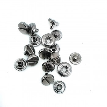 Screw Design Snap Fasteners Button 11 mm 20 L E 904
