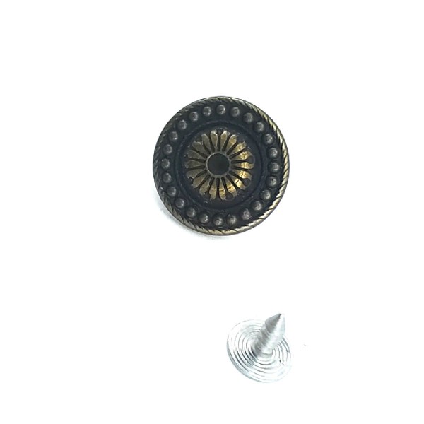 Nokta Desenli Kot Düğme 20 mm - 32 Boy E 1004
