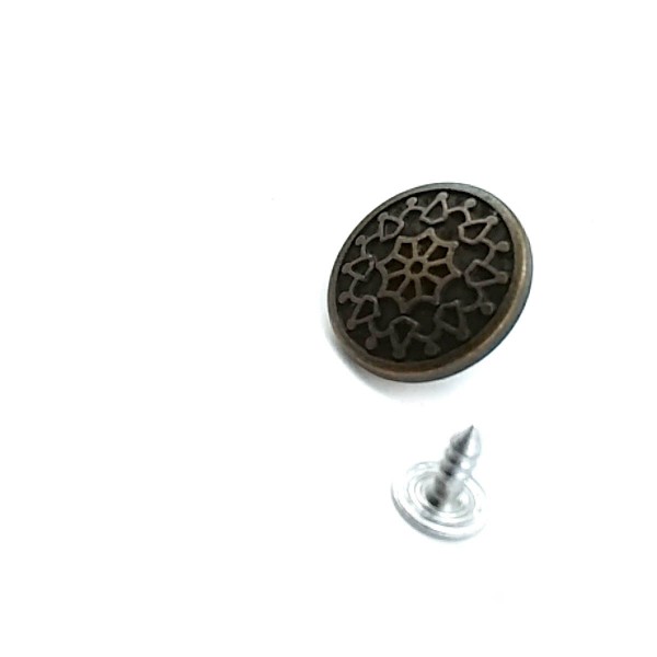 Desenli Kot Düğmesi 20 mm 32 Boy E 1011