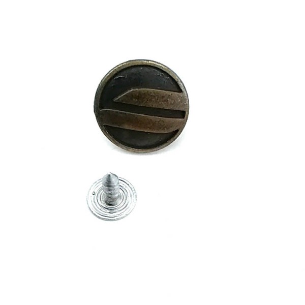 Estetik Desenli Kot Düğmesi 16 mm 26 Boy E 1019