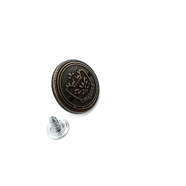 Taç Logolu Kot Düğmesi 20 mm 32 L E 1029