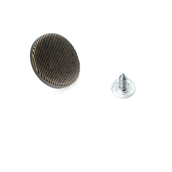 Çizgi Desenli Kot Ceket Düğmesi 20 mm 32 Boy E 1067