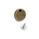 Tek Taşlı Düz Para Şekil Kot Düğmesi 17 mm 27 Boy E 1192