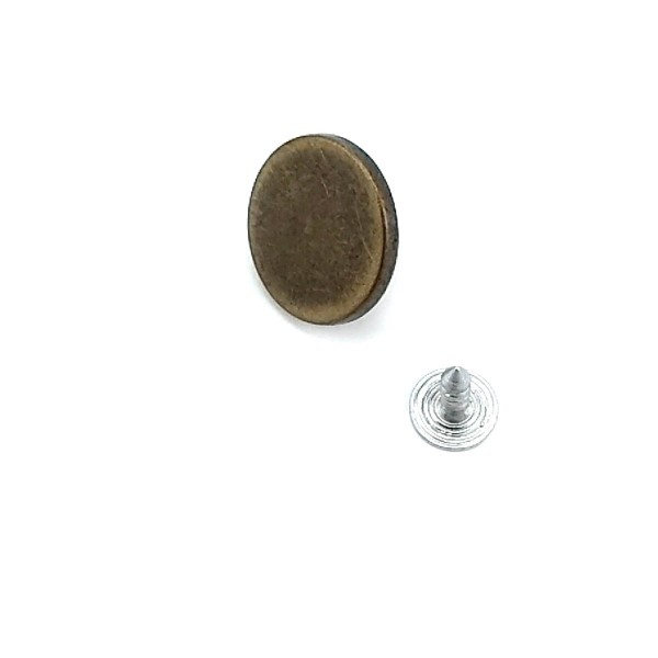 Düz Para Şekil Kot Düğmesi 17 mm 28 boy E 1377