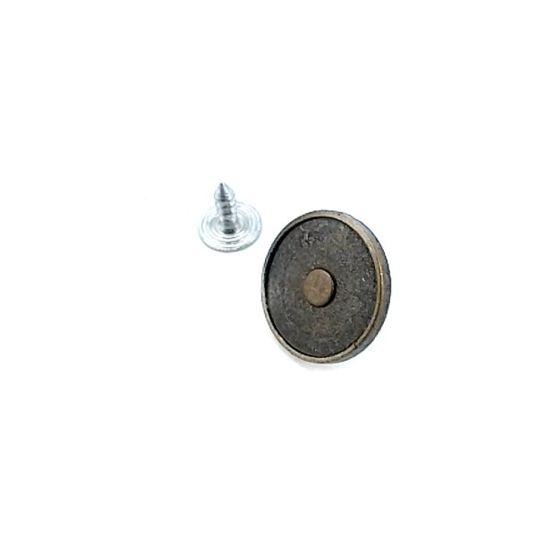 Noktalı Sade Çakma Kot Düğmesi 17 mm 27 Boy E 1434