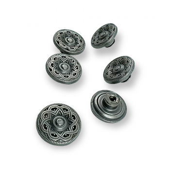  Jeans Button with Decorative Pattern 17 mm 28 L E 309