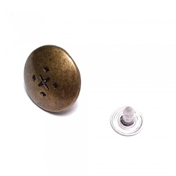 Düğme Görünümlü Kot Düğmesi 17 mm 29 Boy E 371