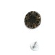Taşlı Çiçek Tasarımlı Kot Düğmesi 19 mm 30 boy E 434