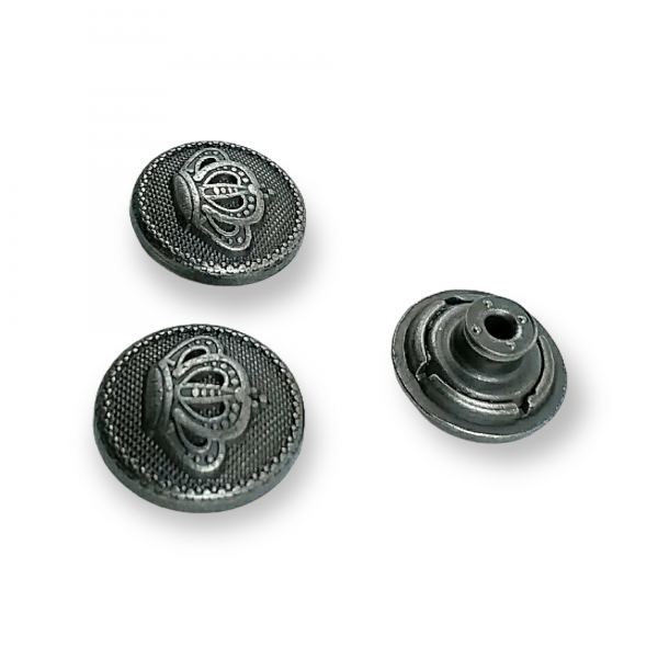 Jeans Button with Crown Logo 17 mm 28 L E 446