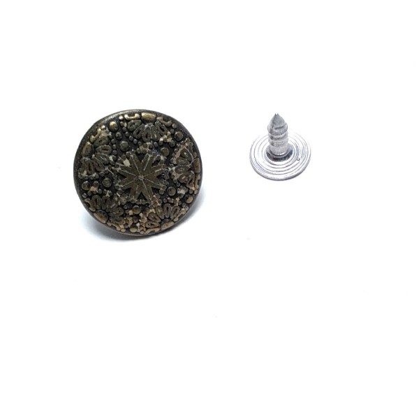 Kot Düğmesi Motif Desenli Çakma Düğme 16 mm 26 boy E 497