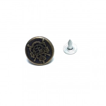 Shield Logo Jeans Button 17 mm 27 L E 566