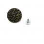 Dalgalı Desenli Çakma düğme 22 mm 37 Boy E 865