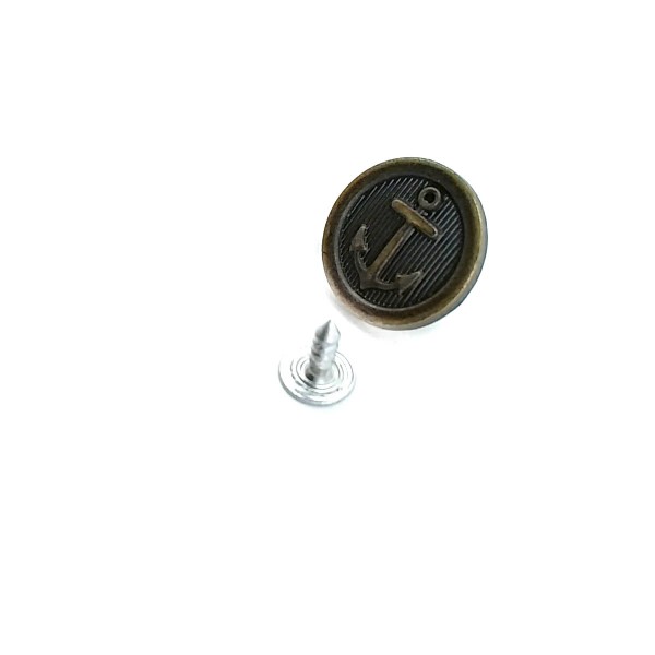 Çapa Desenli Kot Düğmesi 20 mm 32 Boy E 905