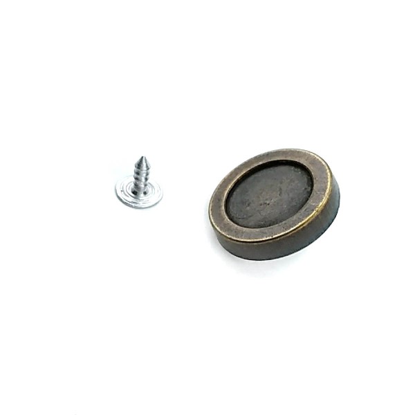 Mineli Sade Kot Düğmesi 22 mm 37 Boy E 916