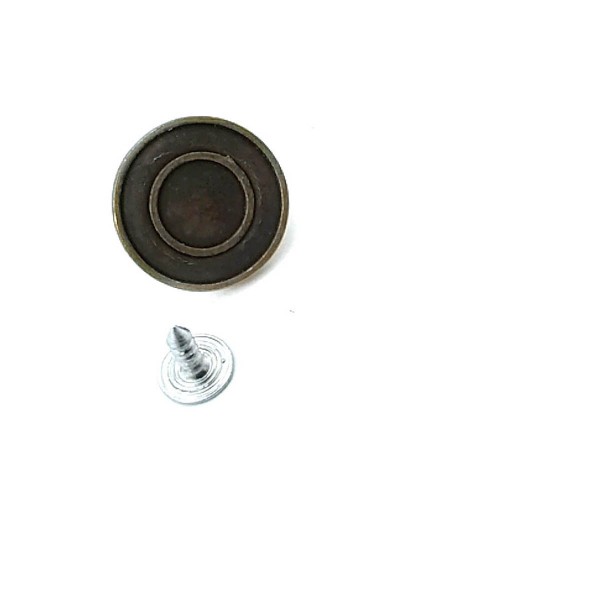 Mineli Halka Desenli Kot Düğmesi 19 mm 30 Boy E 939