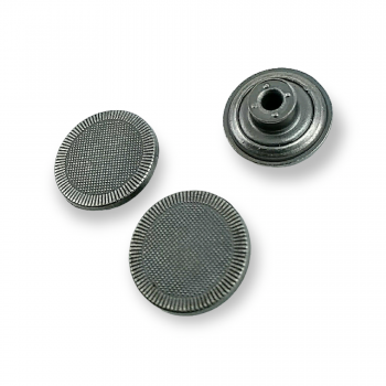 Noktalı ve Çizgili Çakma Düğme 16 mm 26 Boy E 974