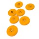 Four Hole Metal Sewing Button Matt Dyed 25 mm 40 L E 460 BY