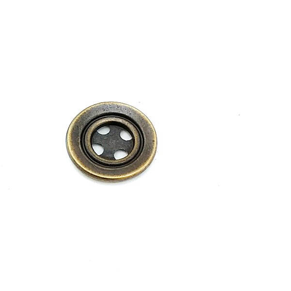 Dört Delikli Kaban ve Mont Düğmesi Metal Dikme Düğme 25 mm 40 boy  E 487