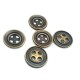 25 mm 40 L Coat and Coat Button with Four Holes Metal Sewing Button E 487