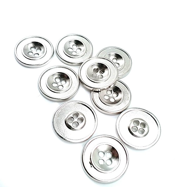 Two Holes Enameled Metal Button 25 mm 40 L Coat and Trench Coat Button E 774