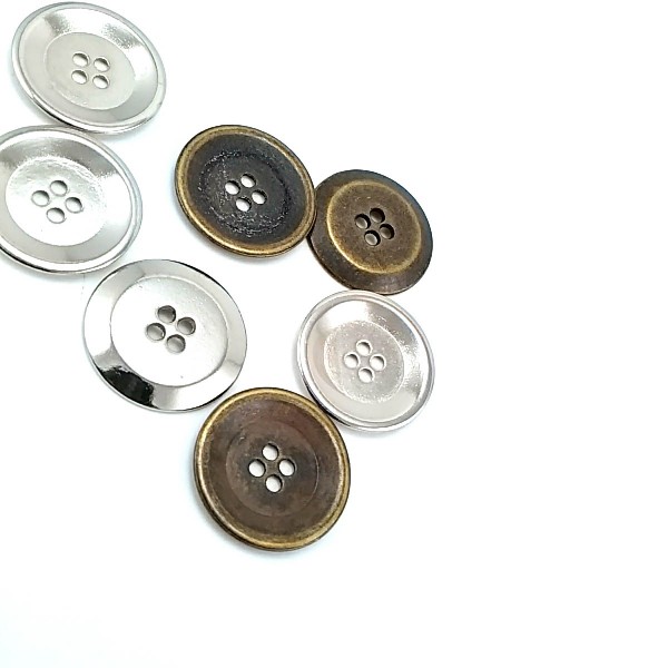 Dört Delikli Düğme 36mm - 42 boy Dikme Metal Düğme E 967