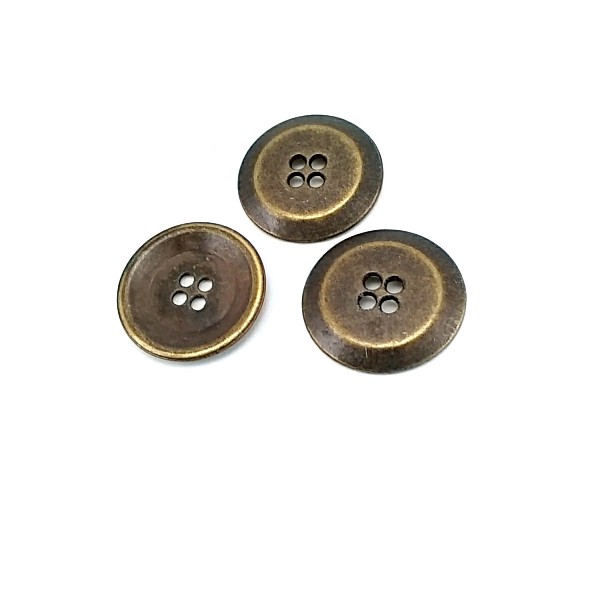 Dört Delikli Düğme 36mm - 42 boy Dikme Metal Düğme E 967