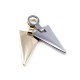 Zipper Pulls 40 mm Stylish Triangle Design B 183