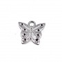 Zipper Puller 17 mm x 17 mm Butterfly Shaped E 1230