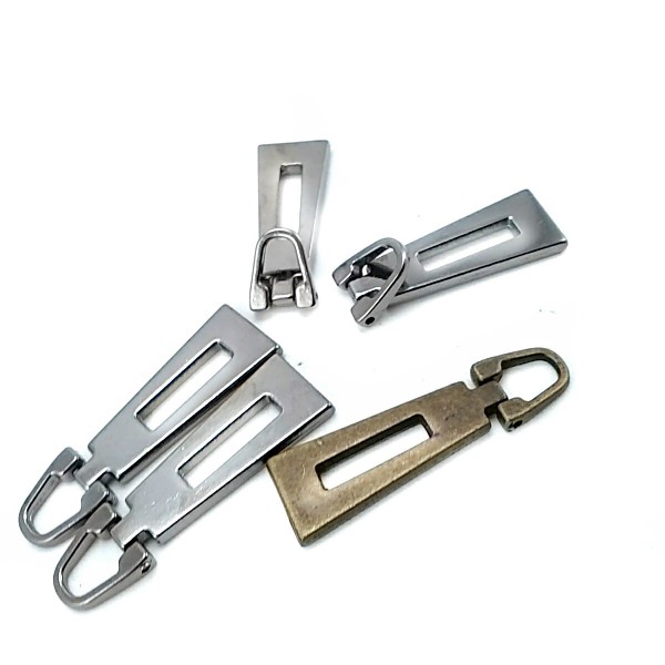 Metal Zipper Pullers 30 mm  Stylish Design E 1597