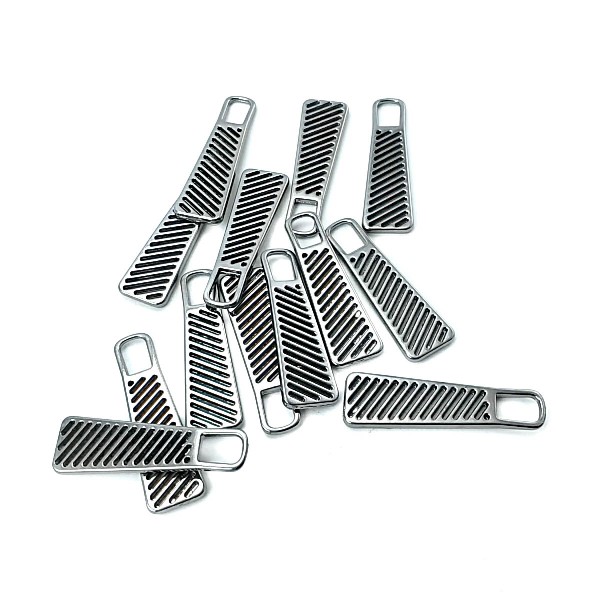 Zipper Pullers 37 mm x 11 mm Fan Design E 742