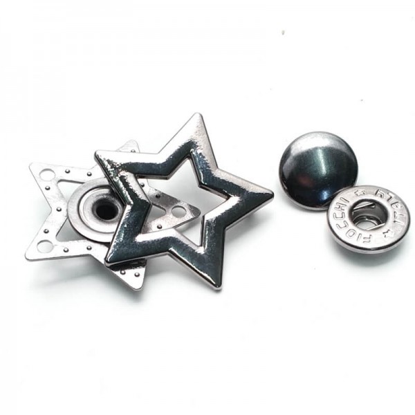 Snap Fasteners Button 40 mm Star Shape  Е 1984
