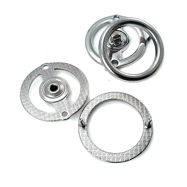 Snap Fasteners Button 2.5 cm Ring Shape Е 2159