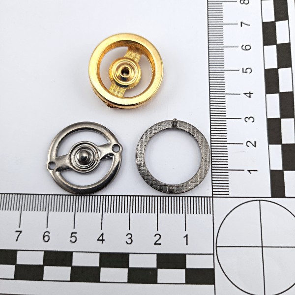 Çıtçıt Düğme 2,5 cm Halka Şekil Е 2159