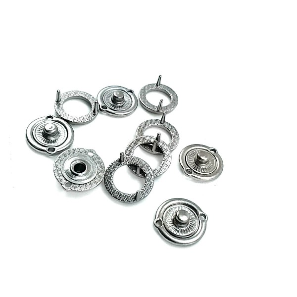Snap Fasteners 1,5 cm Ring Shaped Е 2161