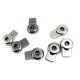 Cord Lock Stopper Single Hole Metal 16mm E 2178